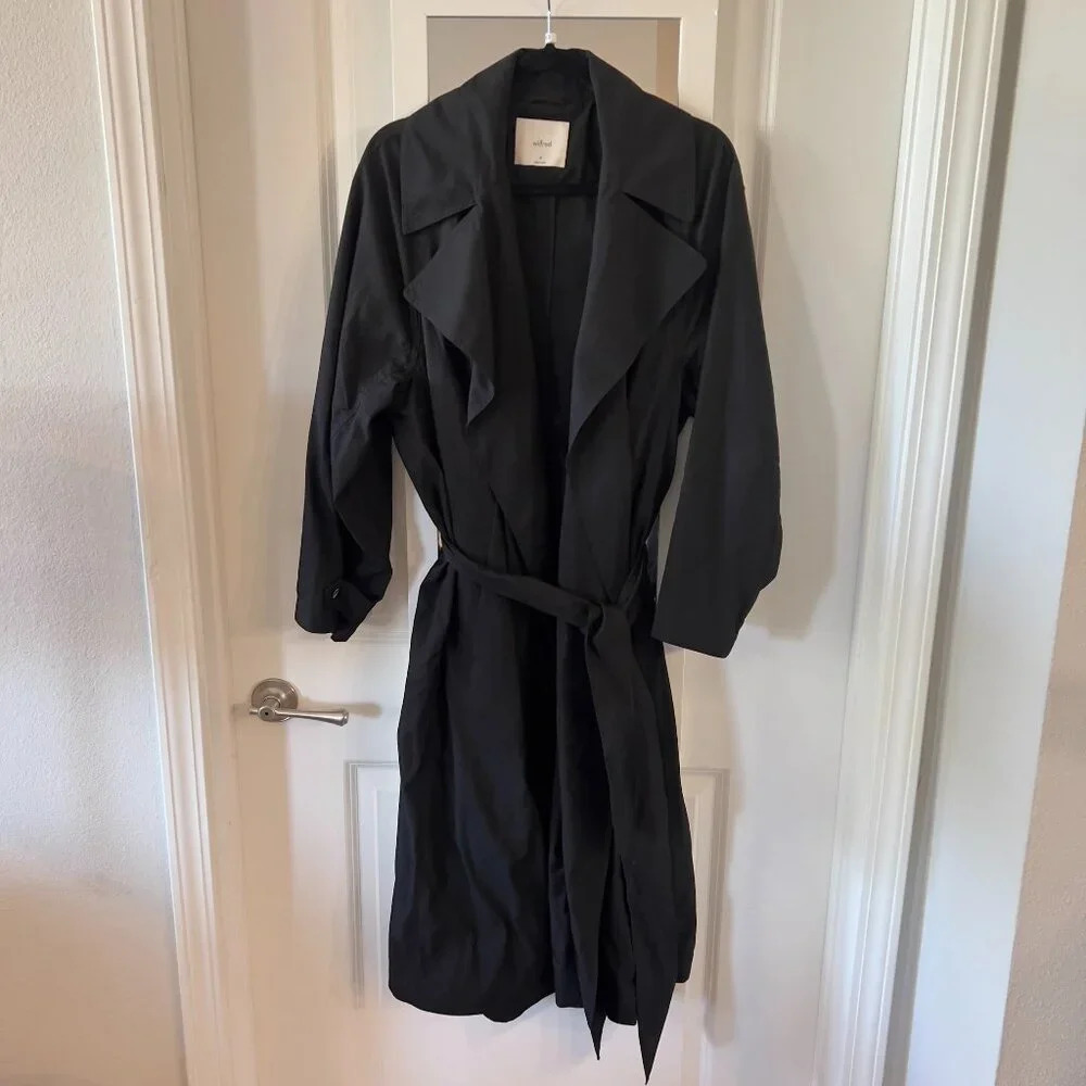 Wilfred Black Trench Coat